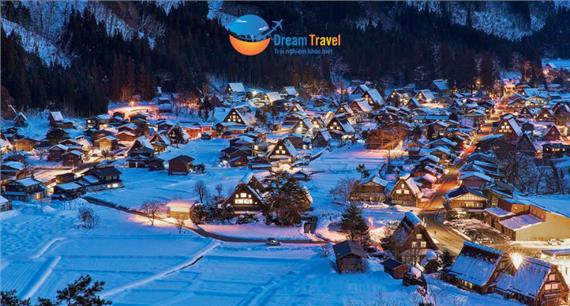 [HCM] Tour Nhật Bản Đón Năm Mới Bính Ngọ 2026 Tại Làng Cổ Shirakawago